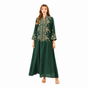 105Middle East Dubai clothing embroidered gown